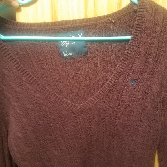 (2 for $20) American Eagle Outfitters Purple Sweater - Picture 2 of 5